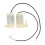 2 Pcs Small Water Pump Versatile Submersible Operated White 4