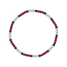 Naszyjnik baseballowy Ice Collection dla mężczyzn – biżuteria inspirowana sportem, stylowy dodatek sportowy – kompatybilny z C7X8