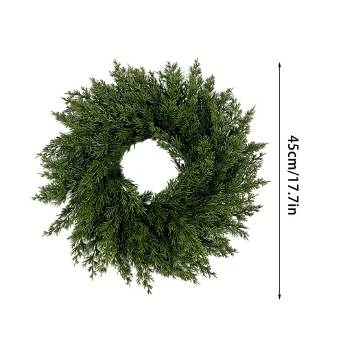 17.7 in Norfolk Pine Artificial Wreath 2