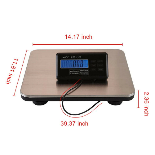 Ψηφιακή ζυγαριά βαρέως τύπου DENEST 660lbs Smart Weight με ανθεκτική πλατφόρμα από 2