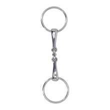 Pferderenn-Trense aus Edelstahl mit flexiblem Gelenk und O-Ring