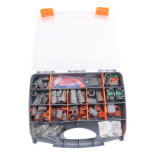 338Pcs Dt Deutsch Connector Kit - 2 3 4 6 8 12 Pin Connectors, Crimping Tool, Removal Tool, Car Electrical Connector