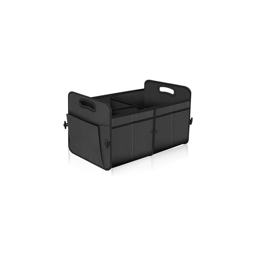 Car Trunk Organizer With 72L Large Capacity Waterproof Collapsible And 11 Pockets, Trunk Organizer For Car Suv/Jeep/Sedan, Large Size, Grey 9499224823464