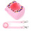 Capa de silicone rosa à prova de choque para brinquedo digital Bitzee – Lavável, resistente a quedas, com cordão, compatível com Bitzee 2