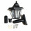 Vanntett utendørslampe, hvit, 2 stk., 11,20,5 cm 3