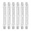 （Rose Red)Universal High Precision Touch Screen Pen Retractable Electronics Capacitive Pen Multicolor Multi-function Stylus Pencil 4