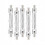 （Rose Red)Universal High Precision Touch Screen Pen Retractable Electronics Capacitive Pen Multicolor Multi-function Stylus Pencil 1