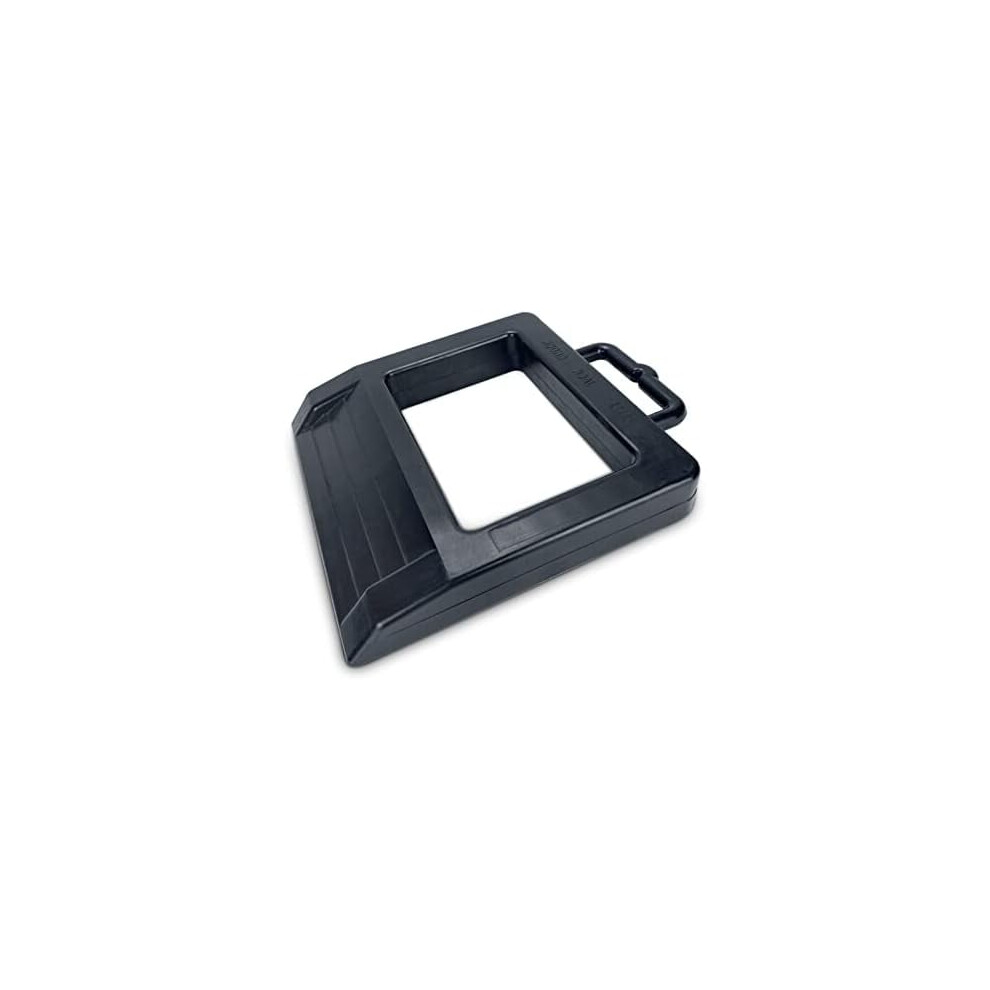 Rubber Pallet Jack Chock Heavy Duty Wheel Chock, Pallet Jack Stopper For Truck 14.2" Length X 11.2" Width X 2" Height (1 Pack, ) Black 9499224824614