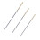 Βελόνες από ανοξείδωτο ατσάλι με μεγάλα μάτια για ράψιμο, χρησιμοποιήστε χρυσή 3