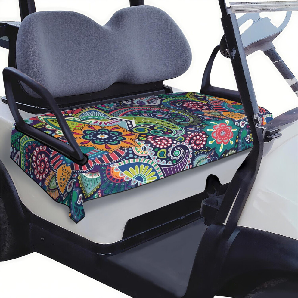 Luxury Golf Cart Seat Cover 51" X 31", Premium Microfiber Towel For Ezgo, Yamaha, Club Car Bench Seats 9499224824799
