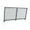 HO Scale Fence Layout Green Micro Landscape Decor 1 Set 1