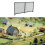 HO Scale Fence Layout Lightweight Creative Micro Landscape Decor DIY Sturdy Green C 6