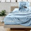 Ensemble de draps Queen 4 pièces en microfibre hydro-brossée ultra-douce 4