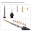 Heat Set Insert Soldering Iron Tip M2-M8 Brass Hot Melt Inset Nut Embedded Thread Insertion Kit for 3d Printing US Plug 6