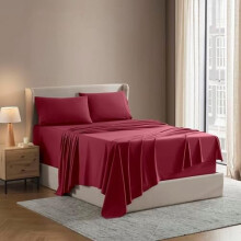 Bettwäsche-Set für kurze Queensize-Betten – 1800 Ultraweiche Mikrofaser – Doppelt gebürstet – Tiefe Taschen – Einfache Passform –