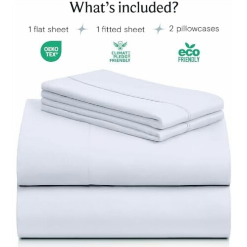 Σετ σεντόνια Microfiber Deep Pocket Queen 4 τεμαχίων 1