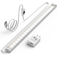 Barre lumineuse LED dimmable de 30 cm (12 pouces) pour sous-meuble, 5000 K
