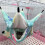 opvise Pet Sugar Glider Hamster Double-layer Hammock Hanging Squirrel Sleeping Bag Coffee 1