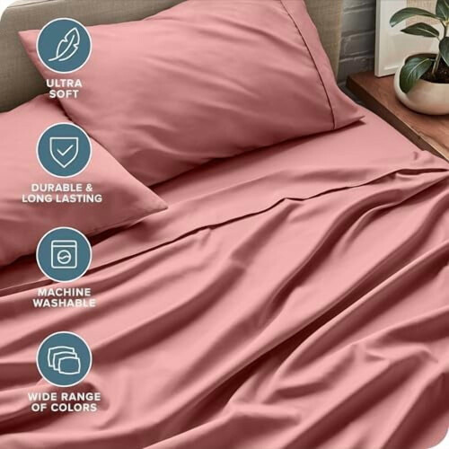 Queen Sheet Set – Ultra-Soft Hydro-Brushed, 4-Piece 2