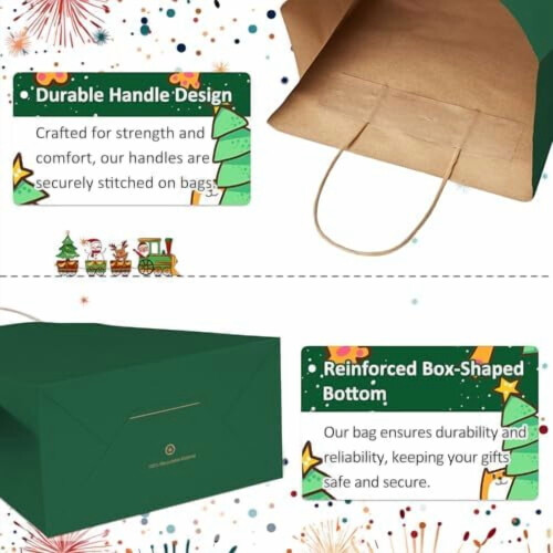 Presentpåsar av kraftpapper 8x4,25x10,5 cm 100-pack 2