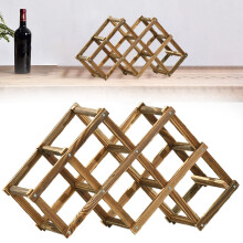 Freestanding Stackable Wine Rack Organizer for Countertop and Cabinets with Foldable Design and Scratch - Resistant Protector