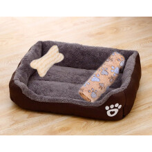 Pet Large Dog Bed Warm House Candy-colored Square Nest Pet Kennel For Small Medium Large Dogs Cat Puppy Plus Size Dog Baskets