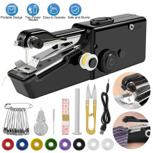 Handheld Sewing Machine, Cordless Mini Portable Sewing Machine, USB Electric Quick Stitch Fabric Pet Clothes DIY