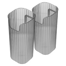 2 stk. veggmontert paraplyholder og elegant oppbevaringsboks for inngangsparti, solid materiale for kjæledyr, minimalistisk design for
