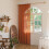 Burnt Orange Boho Curtains Terracotta Sheer Knitted 59x90 5