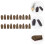 10 Pairs Knitting Finger Thimble Guards Finger Protective Guards Practical Finger Cots (Random Color) 2