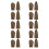 10 Pairs Knitting Finger Thimble Guards Finger Protective Guards Practical Finger Cots (Random Color) 5
