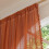 Burnt Orange Boho Curtains Terracotta Sheer Knitted 59x90 4
