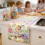Påskehare og egg-bordløper 180x33cm polyester 5