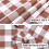 Waterproof Gingham Rectangle Tablecloth 54x54 in 5