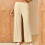 Calça comprida feminina de pijama com pernas retas. 1