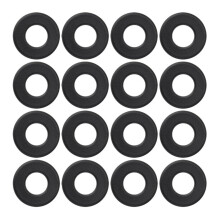 Black PVC Gasket Washers for Foosball Tables Pack of 16 Standard Size