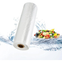 Bolsas de plástico transparentes de 12x20 cm para alimentos, verduras, frutas, pan, mascotas y comestibles (350 bolsas/rollo, 1 rollo).
