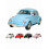 Zabawka samochodzik Vintage Beetle Die-Cast Pull-Back 1