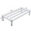 Ράφι αλουμινίου Dunnage, ύψος 8", 48"x20', χωρητικότητα 1500 λίβρες – Χαμηλό ράφι για 3