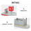 Plastic 1/64 DIY Architecture Metro Station-metro station 5