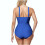 Γυναικεία Μαγιό FrontCross Ruched Μαγιό με V Neck Push Up 6