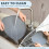 Tapete de silicone para ração de gatos – Impermeável, antiderrapante e com borda elevada, compatível com cães e gatos. 5