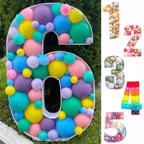 Quick Assembly Efficient Latex Number Balloon-93 cm number 2 2