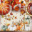 Ensemble de 4 sets de table citrouille, coton et toile de jute, 33 x 48 cm 2