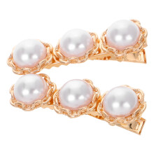 Daingneán bioráin gruaige Slabhraí Bobbin Mini Beige Bride Órga