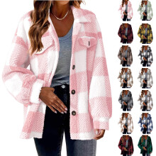 Vinterjakker til kvinder Efterår og vinter Mode Lang trenchcoat Lige cardigan Knaplomme Overfrakke