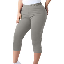 Női Plus Size Capri Leggings Magas Derekú, Rugalmas Jóga Edzőnadrág (L-5X) - Rugalmas Derekú Edző Jóganadrág