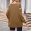 Women's Oversized Sweatshirt Long Sleeve Crewneck Side 3