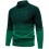 Pull de Noël à col roulé ajusté et dégradé pour homme 1