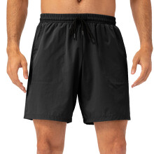 Lichtgewicht, ademende nylon shorts voor heren, losse pasvorm voor de sportschool en hardlopen – zwart, geschikt voor zomerse workouts